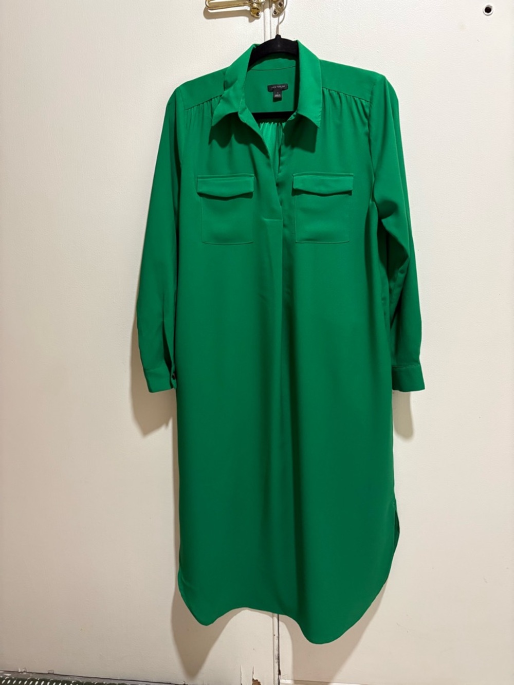 Ann Taylor long sleeve midi dress